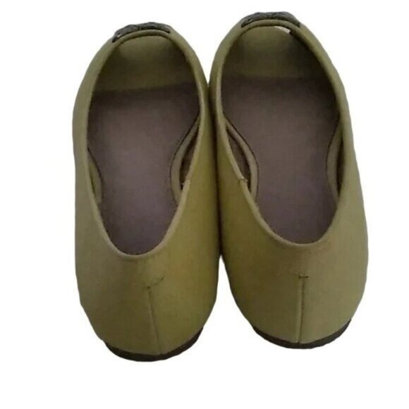 Fossil Yellow Leather Butterfly Flats - Picture 3 of 5